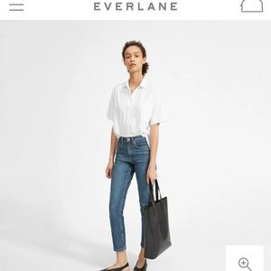 Everlane Cotton Short Sleeve Popover Shirt